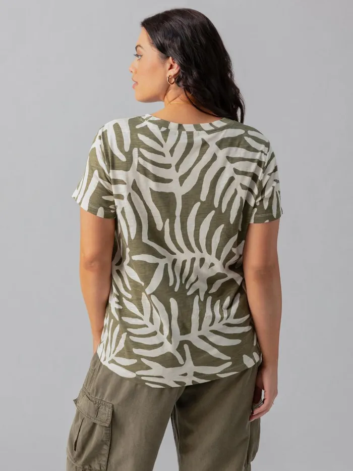 Sanctuary Clothing Tees and Tops Women The Perfect Tee Olive Night Palm Inclusive Collection Sanctuary Clothing Tees and Tops Women The Perfect Tee Olive Night Palm Inclusive Collection