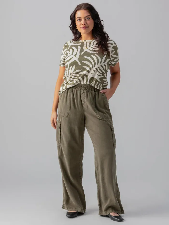 Sanctuary Clothing Tees and Tops Women The Perfect Tee Olive Night Palm Inclusive Collection Sanctuary Clothing Tees and Tops Women The Perfect Tee Olive Night Palm Inclusive Collection