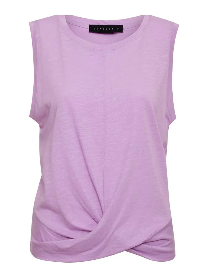 Sanctuary Clothing Tees and Tops Women Twisted Tank Iris