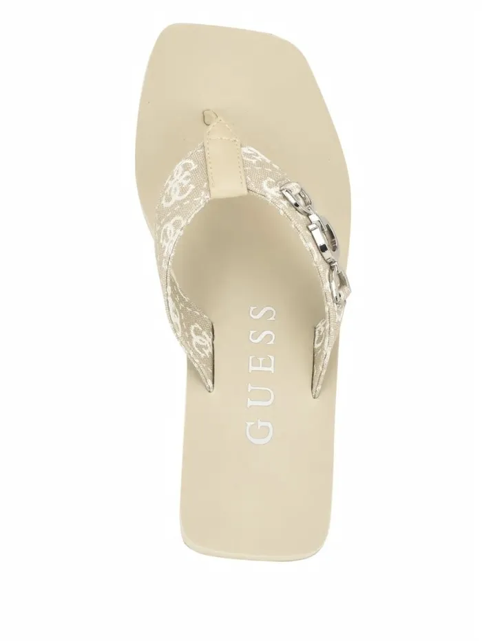 Sandals Edany Denim G Buckle Wedge Sandals Taupe 8211 GUESS Women Sandals Edany Denim G Buckle Wedge Sandals Taupe 8211 GUESS Women