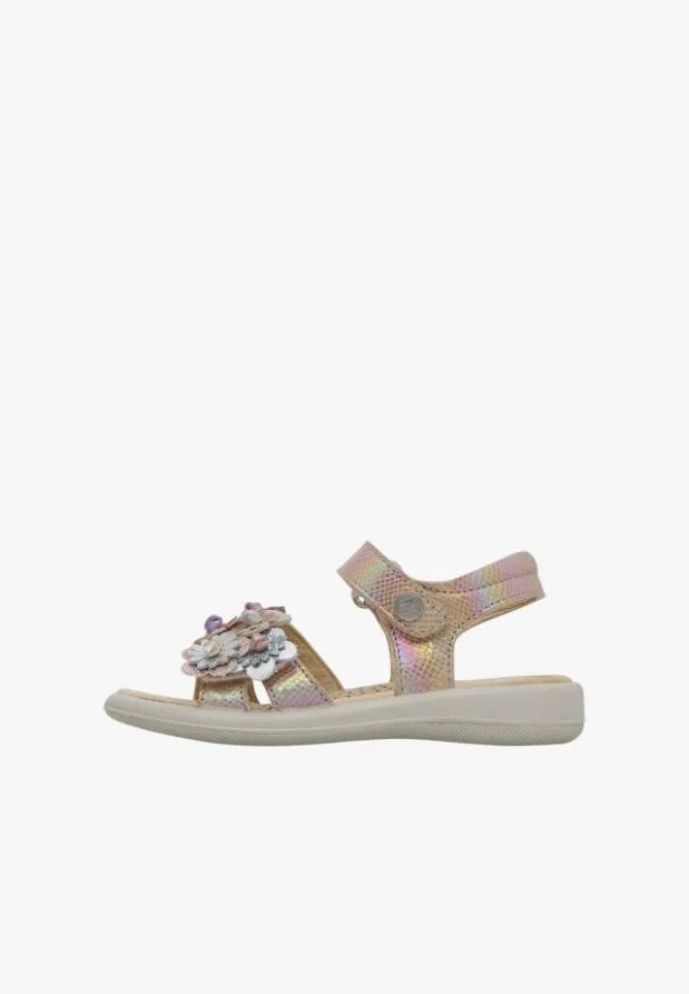 Sandals Kids Naturino NATURINO BRAHMA Silverpink
