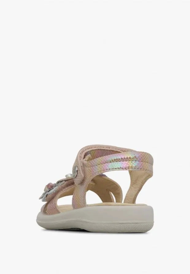 Sandals Kids Naturino NATURINO BRAHMA Silverpink