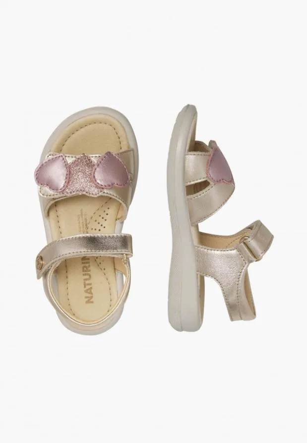 Sandals Kids Naturino NATURINO NIVES Platinum Sandals Kids Naturino NATURINO NIVES Platinum