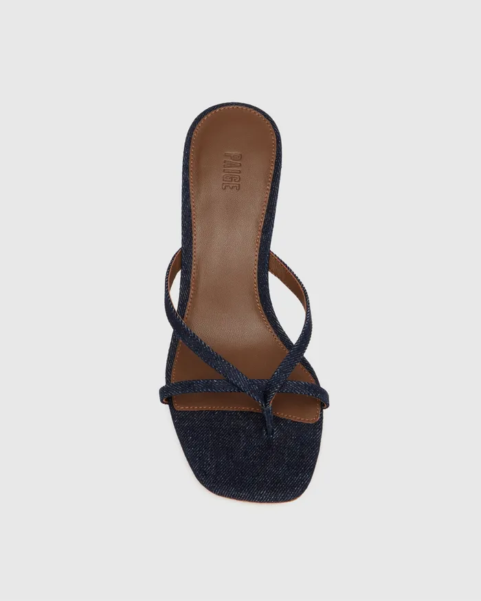 Sandals PAIGE Women Noah Sandal 8211 Dark Indigo Sandals PAIGE Women Noah Sandal 8211 Dark Indigo