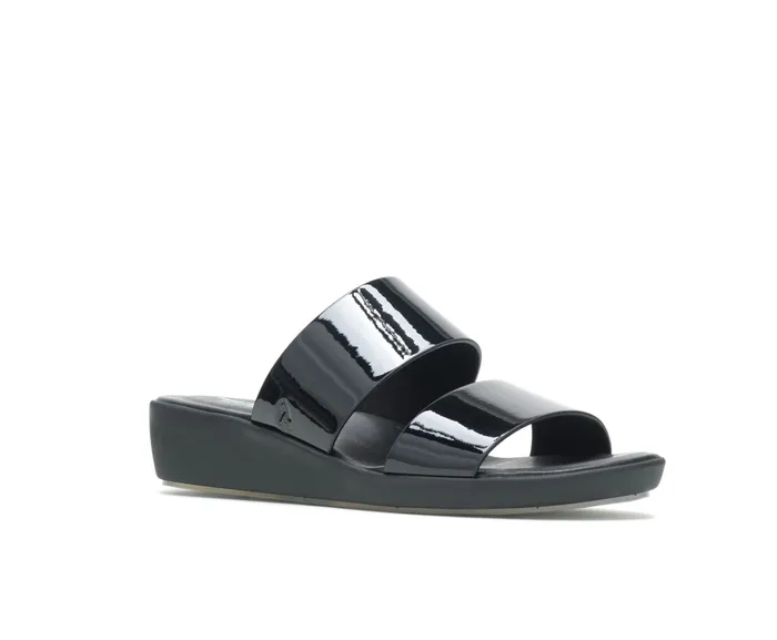 Sandals Women Brite Jells Slide Black Hush Puppies