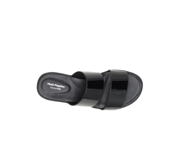 Sandals Women Brite Jells Slide Black Hush Puppies