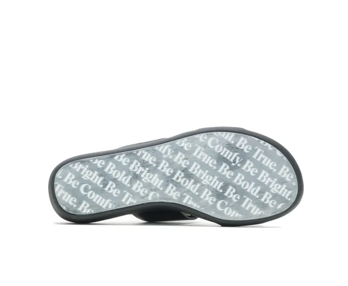 Sandals Women Brite Jells Slide Black Hush Puppies