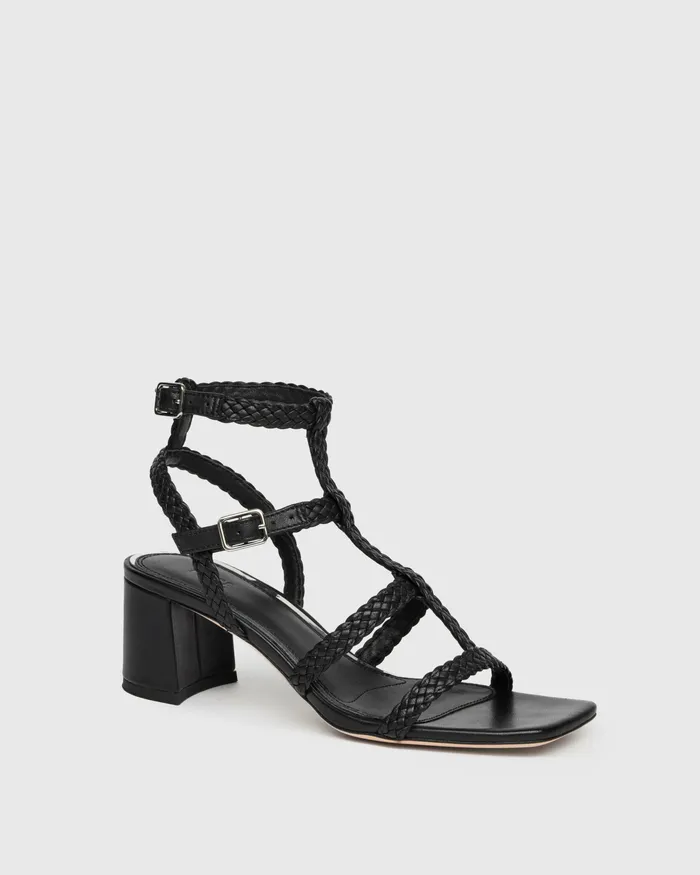 Sandals Women Eliza Sandal 8211 Black Leather PAIGE Sandals Women Eliza Sandal 8211 Black Leather PAIGE