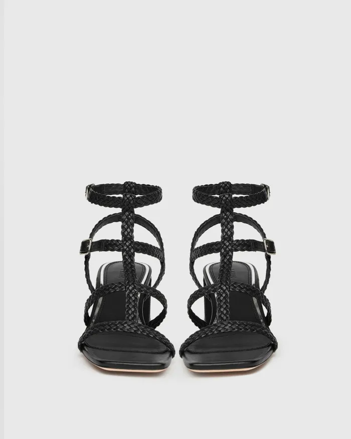 Sandals Women Eliza Sandal 8211 Black Leather PAIGE Sandals Women Eliza Sandal 8211 Black Leather PAIGE