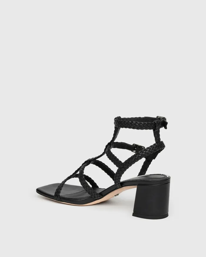Sandals Women Eliza Sandal 8211 Black Leather PAIGE Sandals Women Eliza Sandal 8211 Black Leather PAIGE