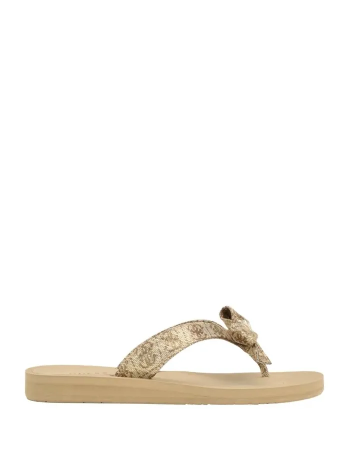 Sandals Women GUESS Tuta Bowtie Sandals Gold