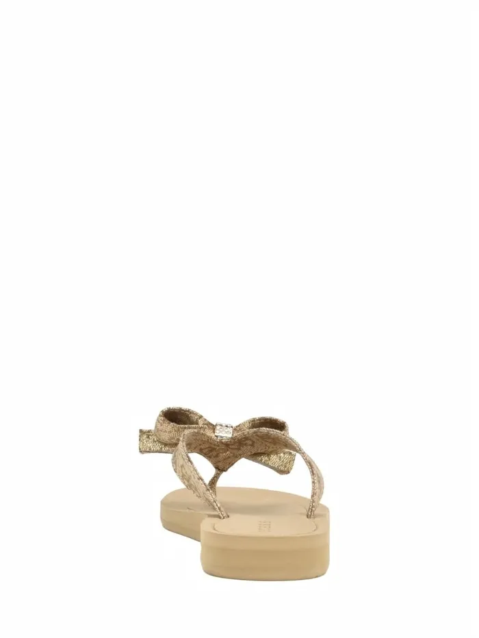 Sandals Women GUESS Tuta Bowtie Sandals Gold