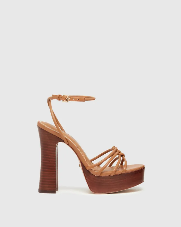 Sandals Women PAIGE Haley Sandal 8211 Cognac Leather