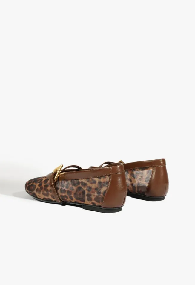 Schutz Shoes Ballerinas Sylvie Ballet Flat Animal Print 8211 Women