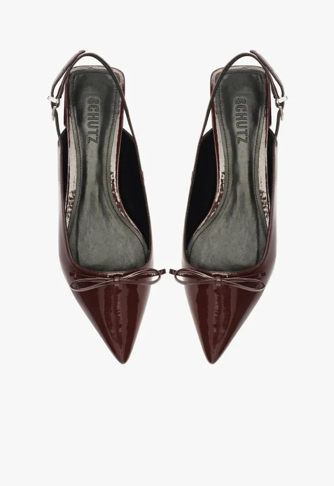 Schutz Shoes Ballerinas Violetta Sculpt Ballet Flat Red 8211 Women
