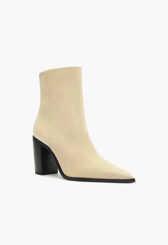 Schutz Shoes Booties Mikki Block Bootie Beige 8211 Women
