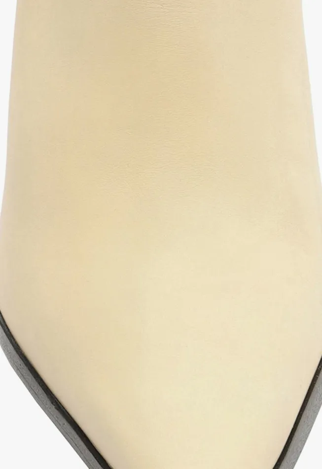 Schutz Shoes Booties Mikki Block Bootie Beige 8211 Women