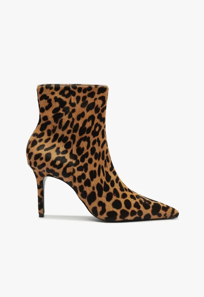 Schutz Shoes Booties Mikki Leather Bootie Snake Printed 8211 Women
