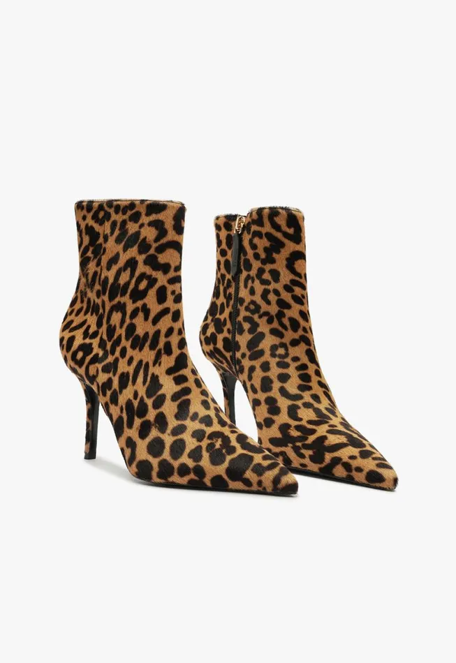 Schutz Shoes Booties Mikki Leather Bootie Snake Printed 8211 Women