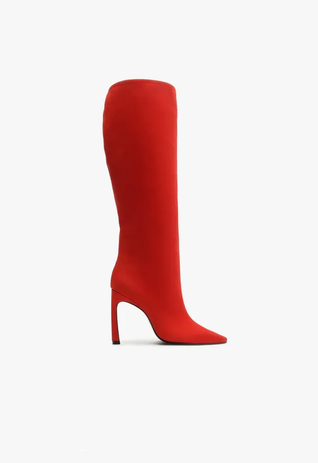 Schutz Shoes Boots Cate Curve Boot Red 8211 Women