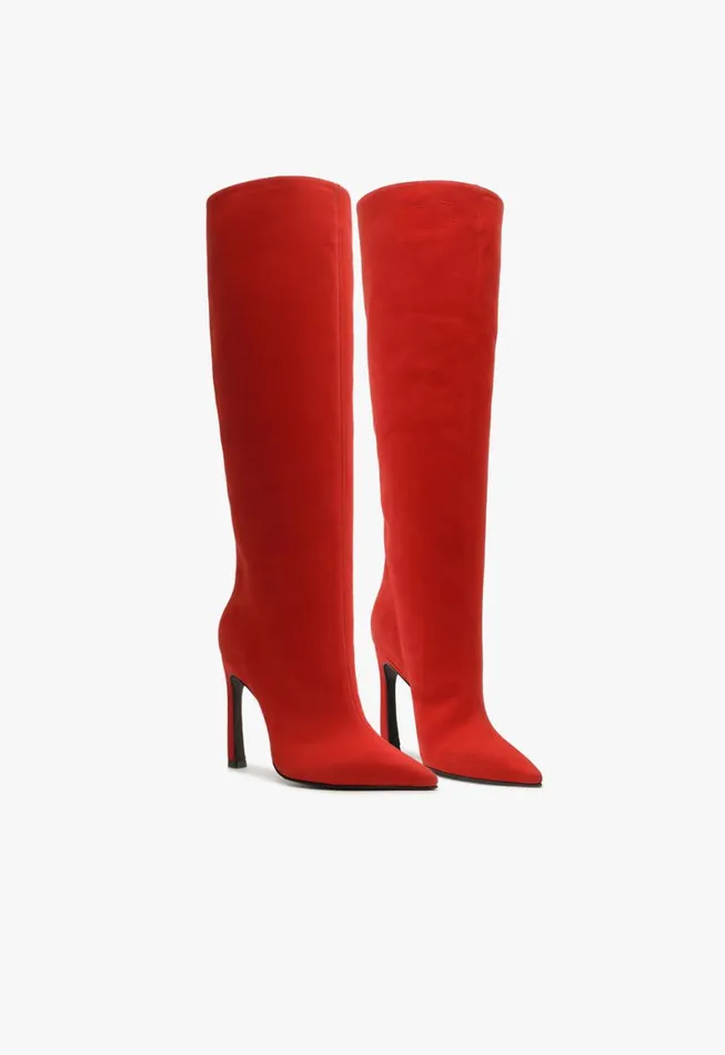 Schutz Shoes Boots Cate Curve Boot Red 8211 Women