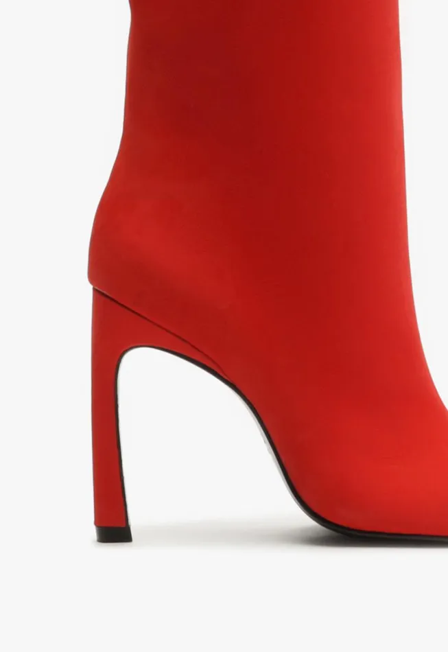 Schutz Shoes Boots Cate Curve Boot Red 8211 Women