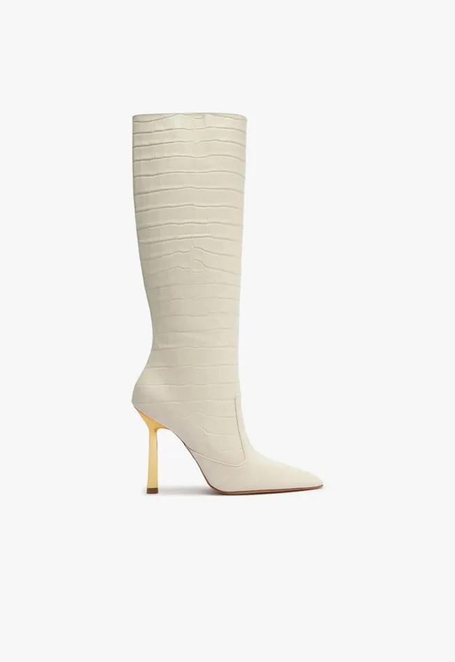 Schutz Shoes Boots Ciara Boot Pearl 8211 Women