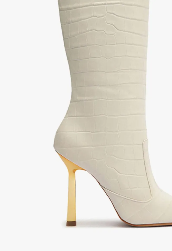 Schutz Shoes Boots Ciara Boot Pearl 8211 Women