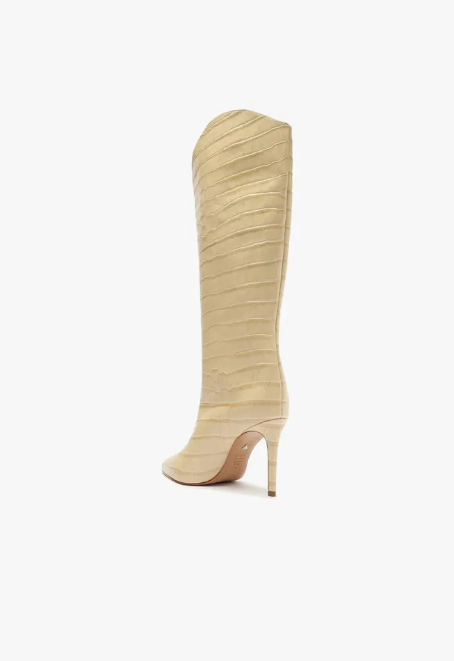 Schutz Shoes Boots Maryana Wide Boot Beige 8211 Women
