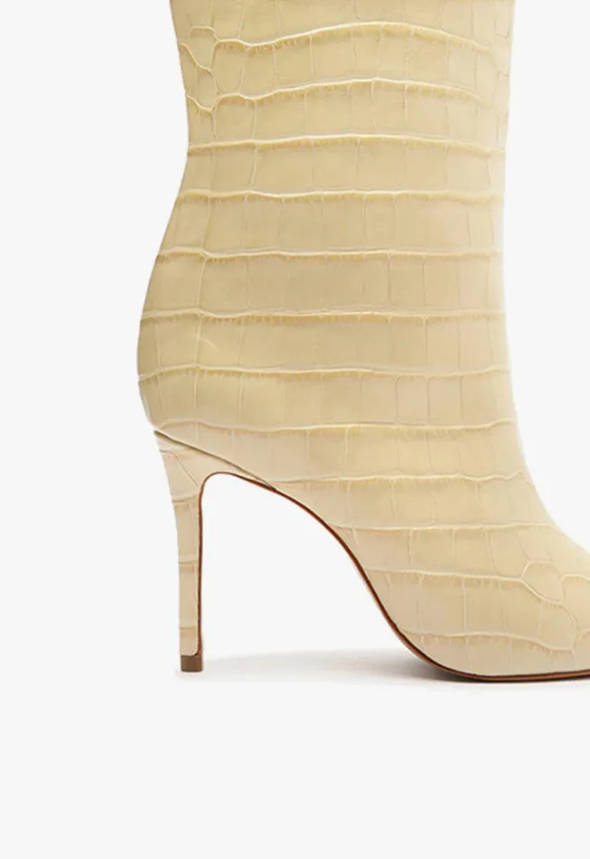 Schutz Shoes Boots Maryana Wide Boot Beige 8211 Women