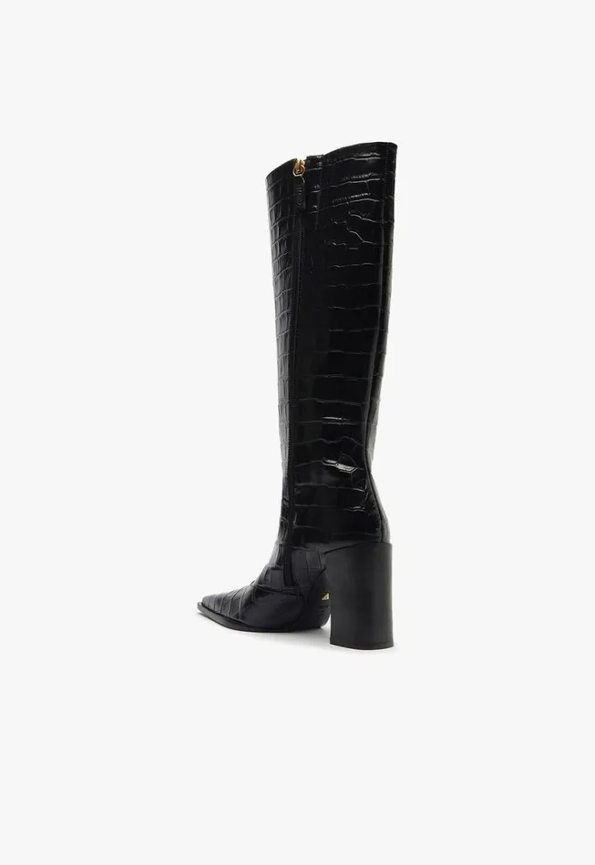Schutz Shoes Boots Raffaela Up Boot Black 8211 Women