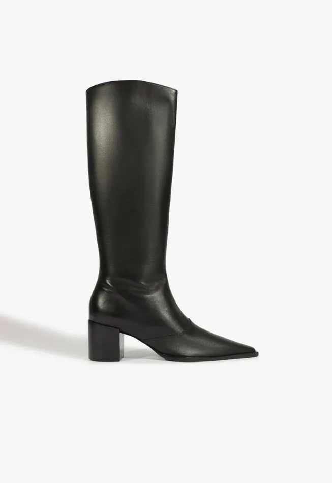 Schutz Shoes Boots Raffaela Up Mid Boot Black 8211 Women