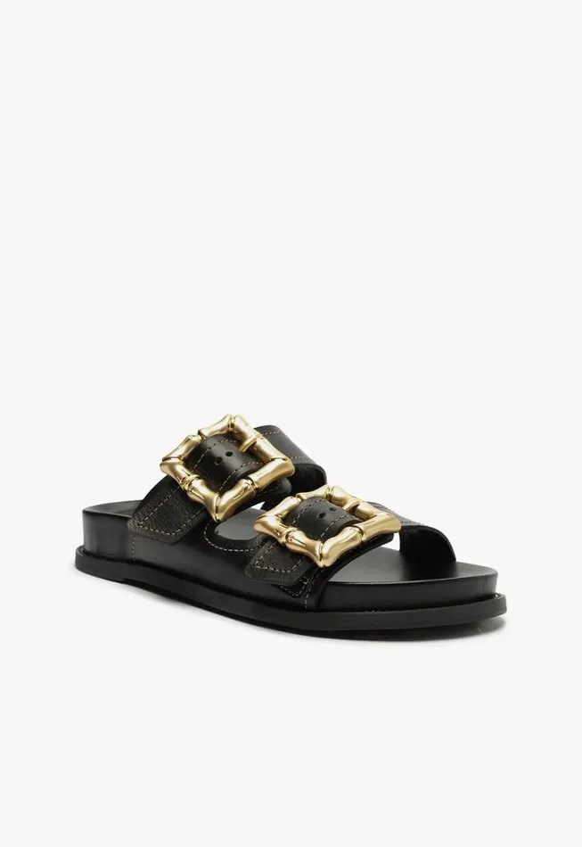 Schutz Shoes Enola Enola Sporty Leather Sandal Black 8211 Women Schutz Shoes Enola Enola Sporty Leather Sandal Black 8211 Women