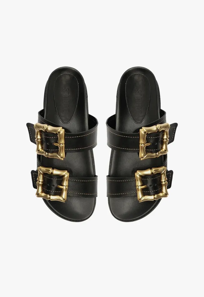 Schutz Shoes Enola Enola Sporty Leather Sandal Black 8211 Women Schutz Shoes Enola Enola Sporty Leather Sandal Black 8211 Women