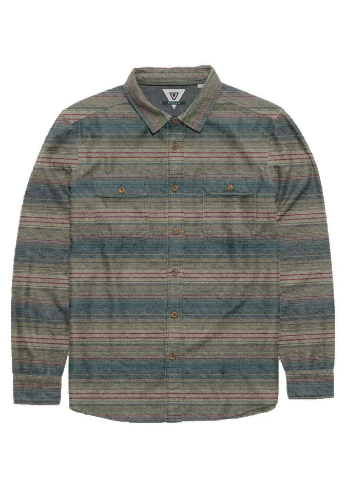 Shirts and Flannels EcoZy Ls Polar Flannel Sd Kangaroo Vissla Men