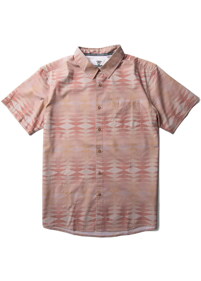 Shirts and Flannels Jabber Eco Ss Shirt Terracotta Vissla Men
