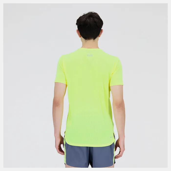 Shirts Impact Run Short Sleeve COSMIC PINEAPPLE HEATHER New Balance Men Shirts Impact Run Short Sleeve COSMIC PINEAPPLE HEATHER New Balance Men