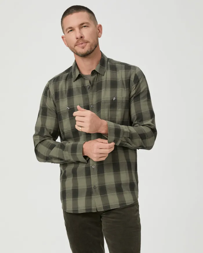 Shirts PAIGE Men Everett Shirt 8211 Sage Glen