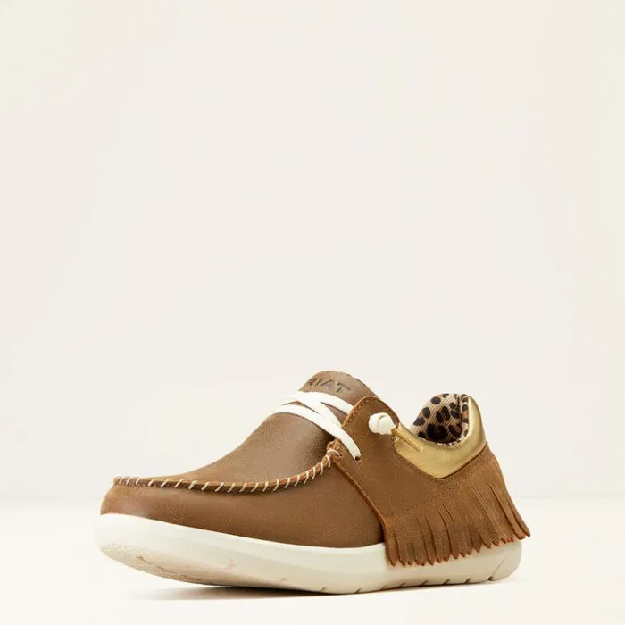 Shoes and Sneakers Women Ariat Hilo Fringe Brown Bomber