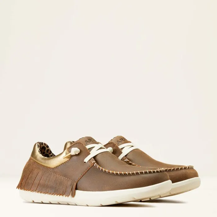 Shoes and Sneakers Women Ariat Hilo Fringe Brown Bomber Shoes and Sneakers Women Ariat Hilo Fringe Brown Bomber