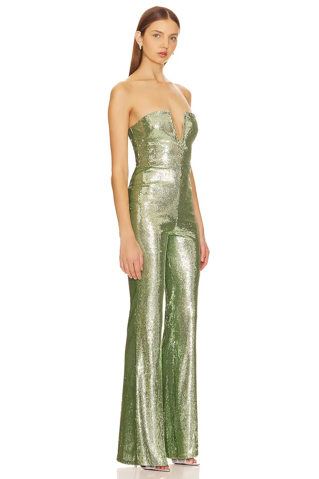 Siobhan Sequin Jumpsuit Spritz Green Women Lovers and Friends Jumpsuits Siobhan Sequin Jumpsuit Spritz Green Women Lovers and Friends Jumpsuits