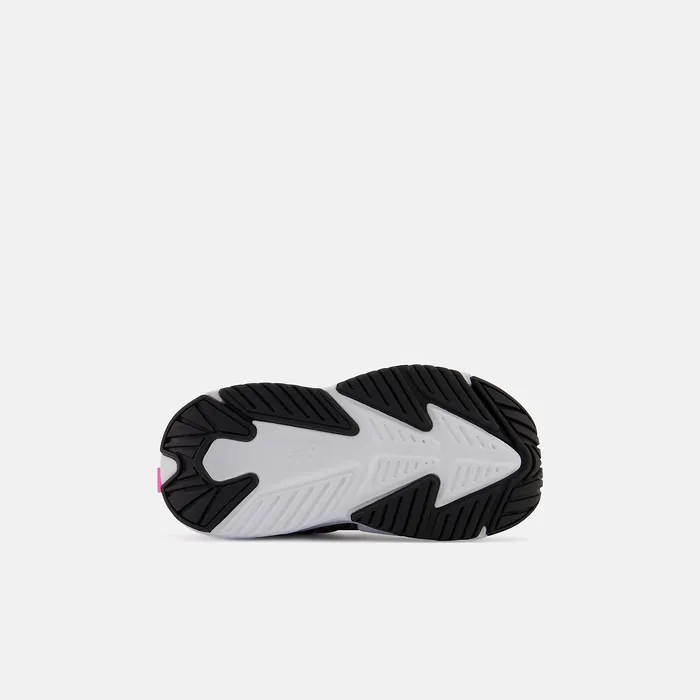 Size 0 8211 10 New Balance Kids Rave Run v2 Bungee Lace with Top Strap Black with Vibrant Pink Size 0 8211 10 New Balance Kids Rave Run v2 Bungee Lace with Top Strap Black with Vibrant Pink