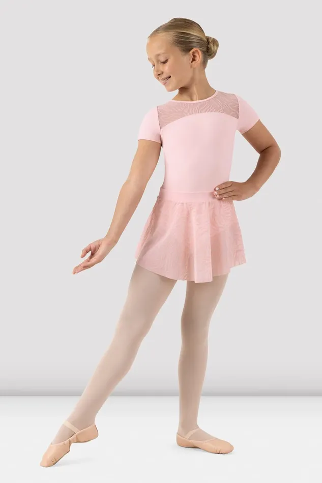 Skirts and Tutus Bloch Children Girls Olivia Mesh PullOn Skirt Candy Pink