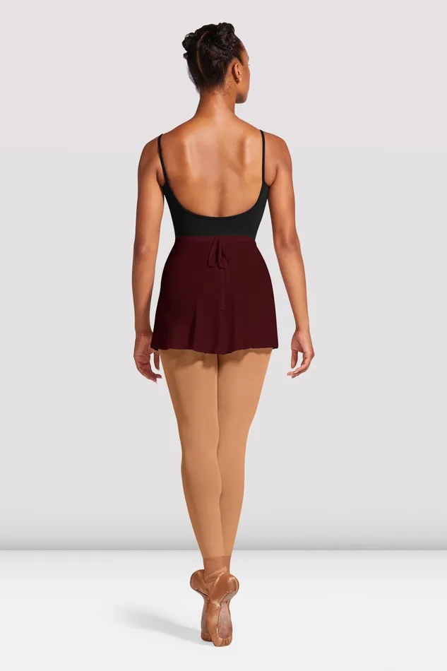Skirts and Tutus Ladies Vera Wrap Ballet Skirt Burgundy 8211 Bloch Adult
