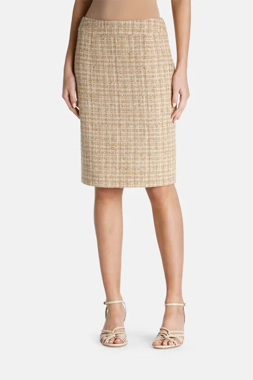Skirts and shorts Women Luisa Spagnoli Talismano Talismano BeigeGold
