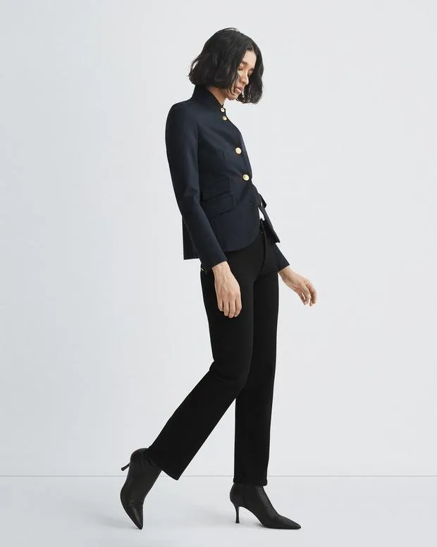 Slade Ponte Blazer BlackCamelSalute Blazers and Vests rag and bone Women