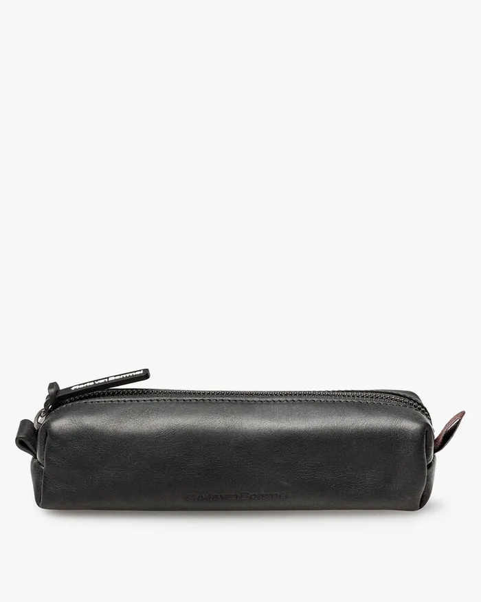 Small Leather Goods Men Floris Van Bommel Pencil Pounch Leather Black Leather