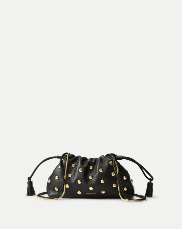 Small Veronica Beard Studded Stash Bag Blackandgold Women Veronica Beard Handbags Small Veronica Beard Studded Stash Bag Blackandgold Women Veronica Beard Handbags