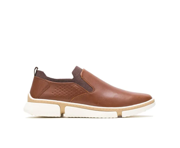 Sneakers Bennet Plain Toe SlipOn Cognac Leather 8211 Hush Puppies Men