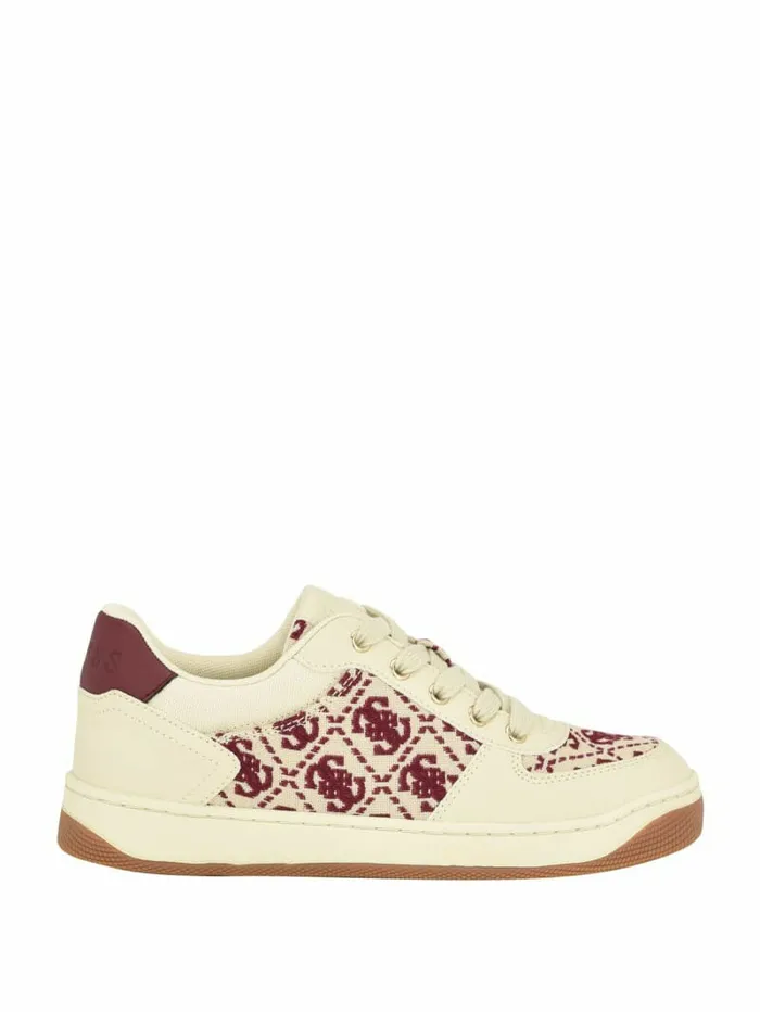 Sneakers Invited Jacquard Low Top Medium Natural 101 8211 GUESS Women Sneakers Invited Jacquard Low Top Medium Natural 101 8211 GUESS Women